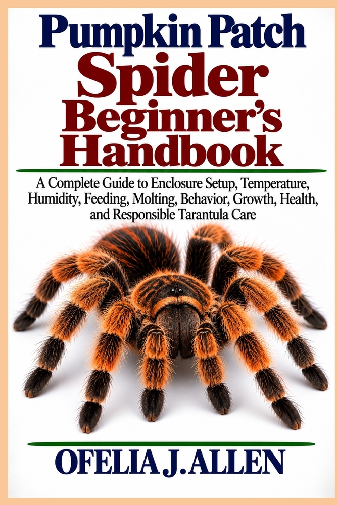 Pumpkin Patch Spider Beginner's Handbook: A Complete Guide to Enclosure Setup, Temperature, Humidity, Feeding, Molting, Behavior, Growth, Health, and cover