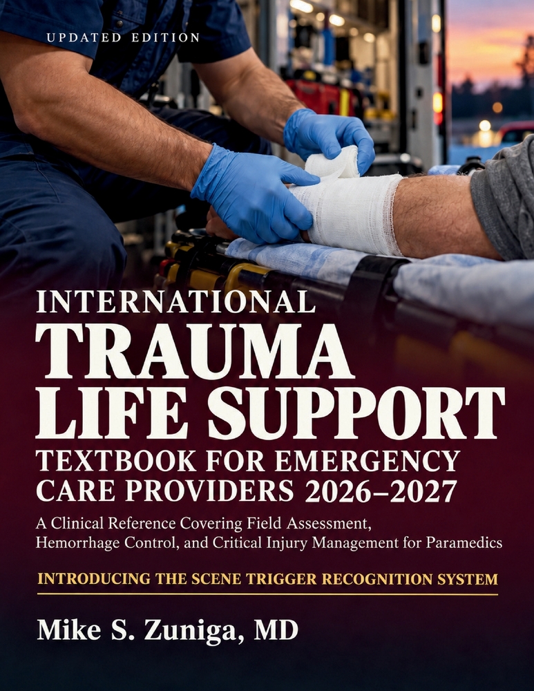 International Trauma Life Support Textbook for Emergency Care Providers: A Clinical Reference Covering Field Assessment, Hemorrhage Control, and Criti cover