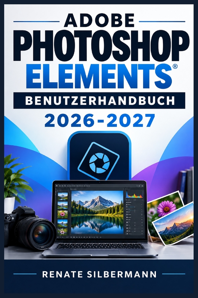 Adobe Photoshop Elements - Benutzerhandbuch 2026-2027: Vom Einstieg bis zum fortgeschrittenen Workflow: Fotobearbeitung, Retusche, generative Werkzeug cover
