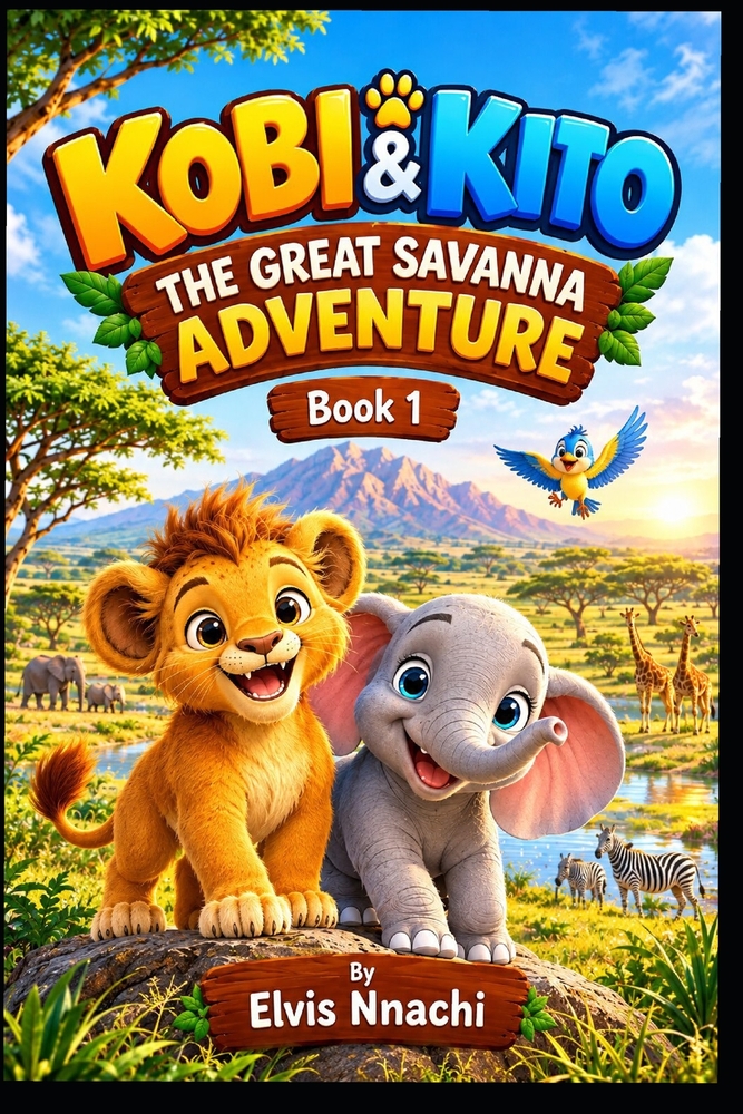 Kobi & Kito: The Great Savanna Adventure: The Mystery of the Golden Waterhole cover