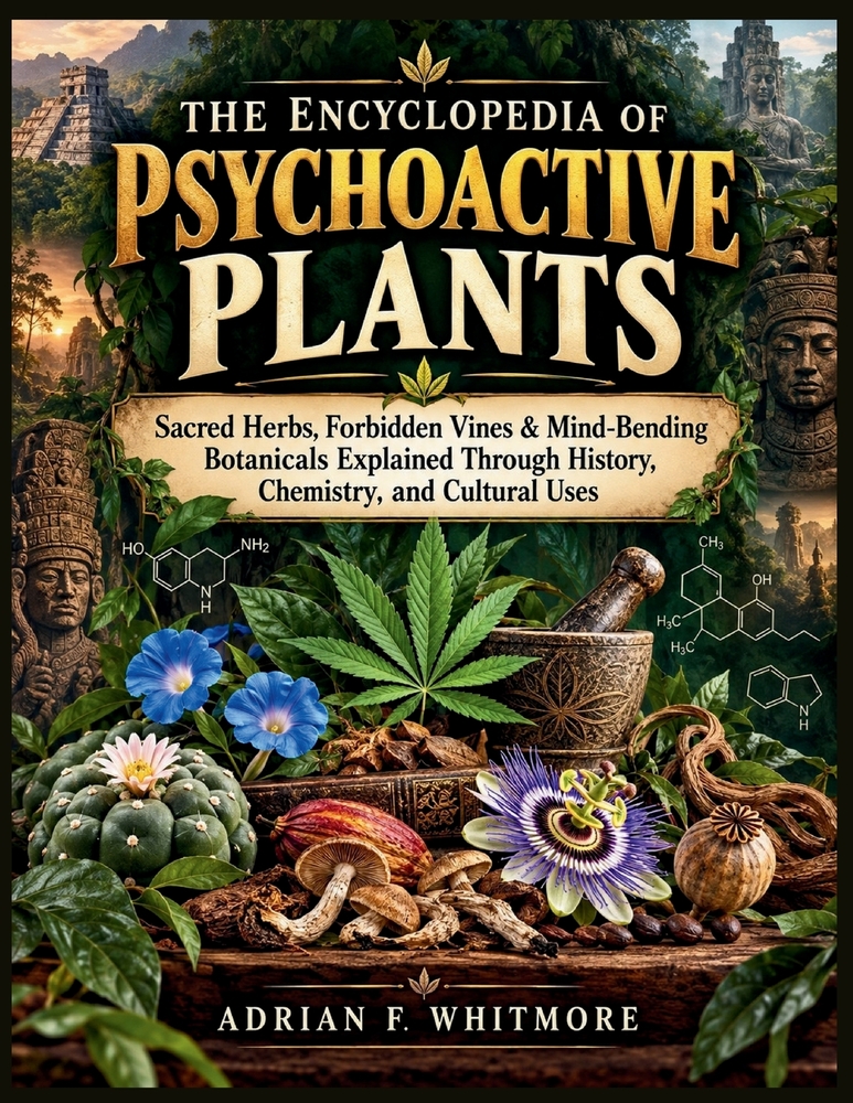 The Encyclopedia of Psychoactive Plants: Sacred Herbs, Forbidden Vines & Mind-Bending Botanicals Explained Through History, Chemistry, and Cultural Us cover