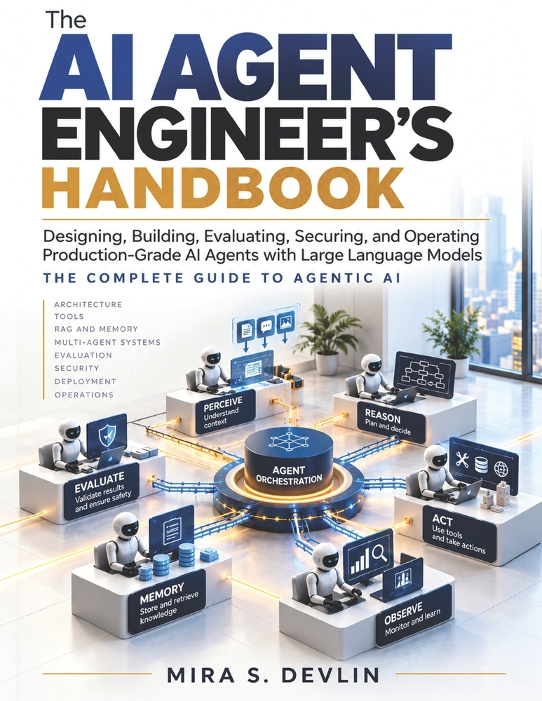 The AI Agent Engineer's Handbook: Designing, Building, Evaluating, Securing, and Operating Production-Grade AI Agents with Large Language Models - The cover
