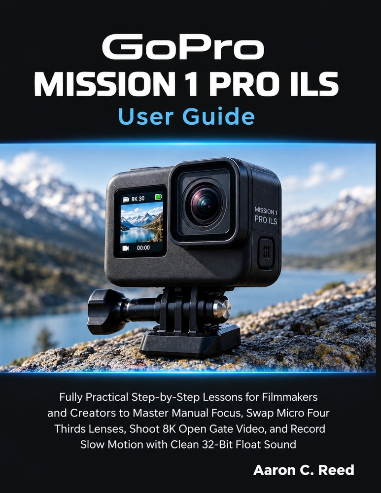 GoPro MISSION 1 PRO ILS User Guide: Fully Practical Step-by-Step Lessons for Filmmakers and Creators to Master Manual Focus, Swap Micro Four Thirds Le cover