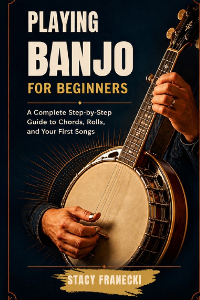 Playing Banjo for Beginners: Learn to Play the 5-String Banjo in 30 Days - Easy Rolls, Chord Charts, and Step-by-Step Lessons for Complete Beginners cover