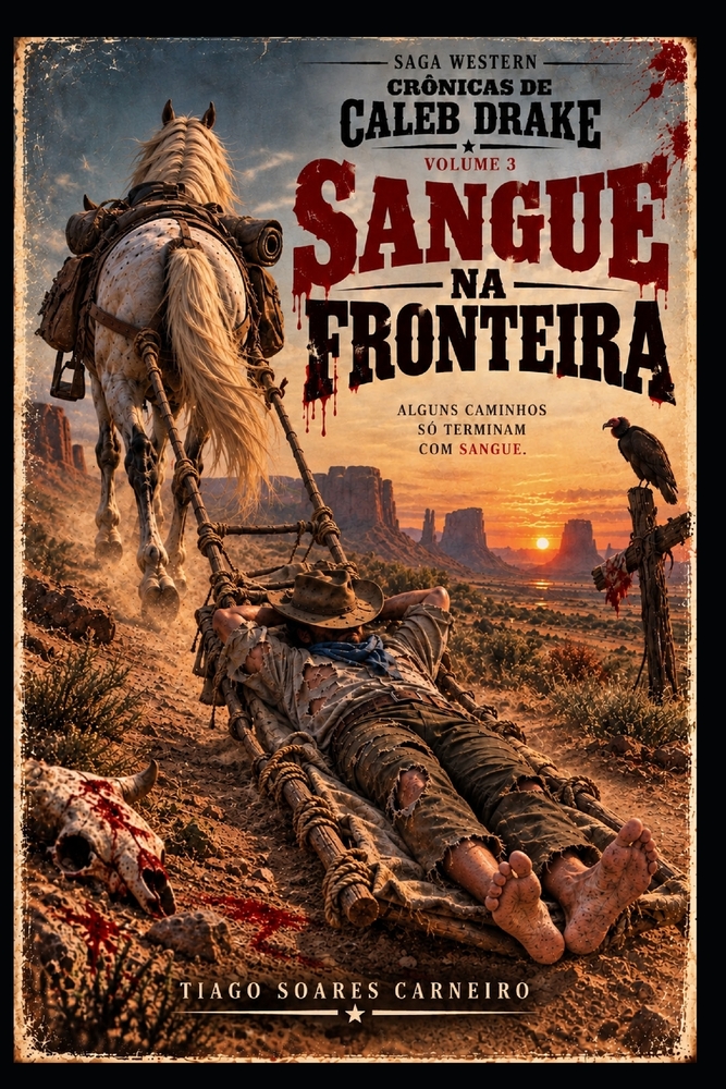 Sangue na Fronteira: Crónicas de Caleb Drake, Volume 3 cover