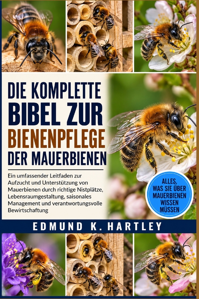 Die Komplette Bibel Zur Bienenpflege Der Mauerbienen: Ein umfassender Leitfaden zur Aufzucht und Unterstützung von Mauerbienen durch richtige Nistplät cover