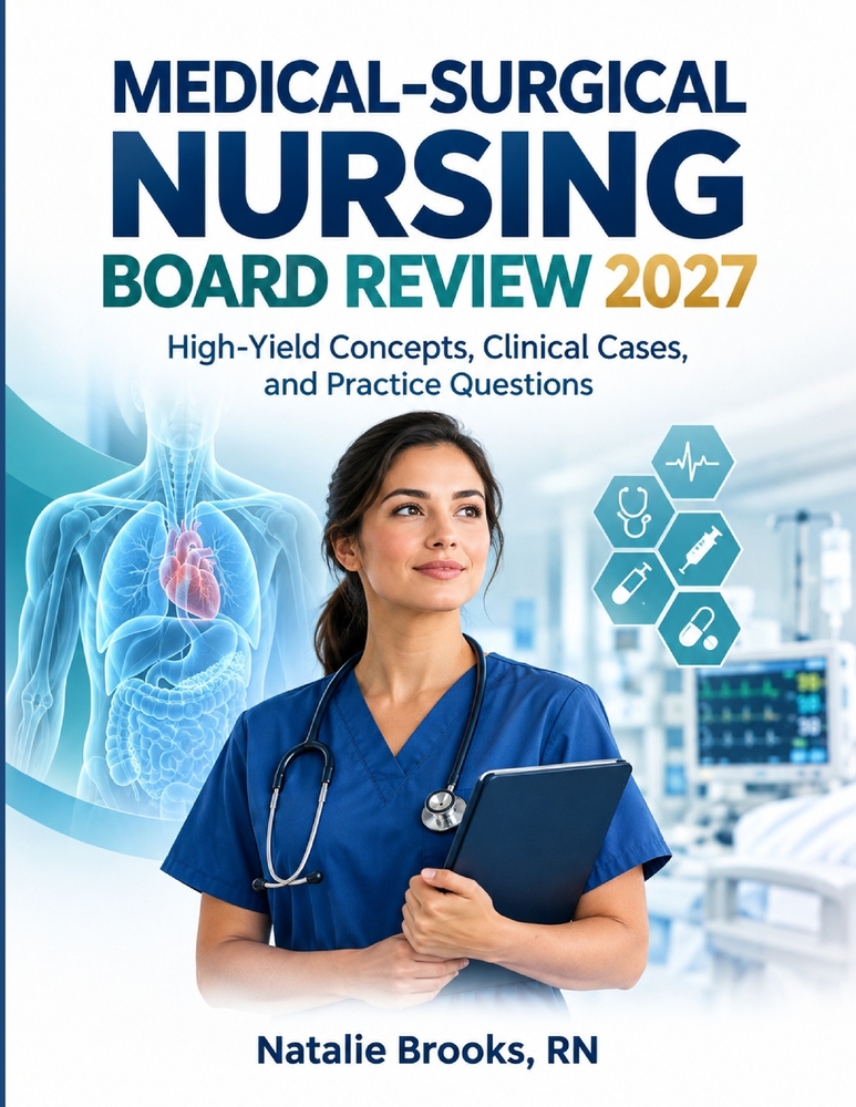 Medical-Surgical Nursing Board Review 2027: High-Yield Concepts, Clinical Cases, and Practice Questions cover