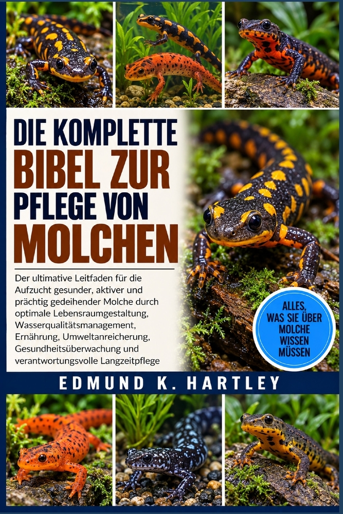 Die Komplette Bibel Zur Pflege Von Molchen: Der ultimative Leitfaden für die Aufzucht gesunder, aktiver und prächtig gedeihender Molche durch optimale cover
