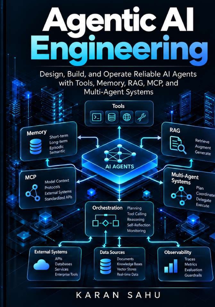 Agentic AI Engineering: Design, Build, and Operate Reliable AI Agents with Tools, Memory, RAG, MCP, and Multi-Agent Systems cover