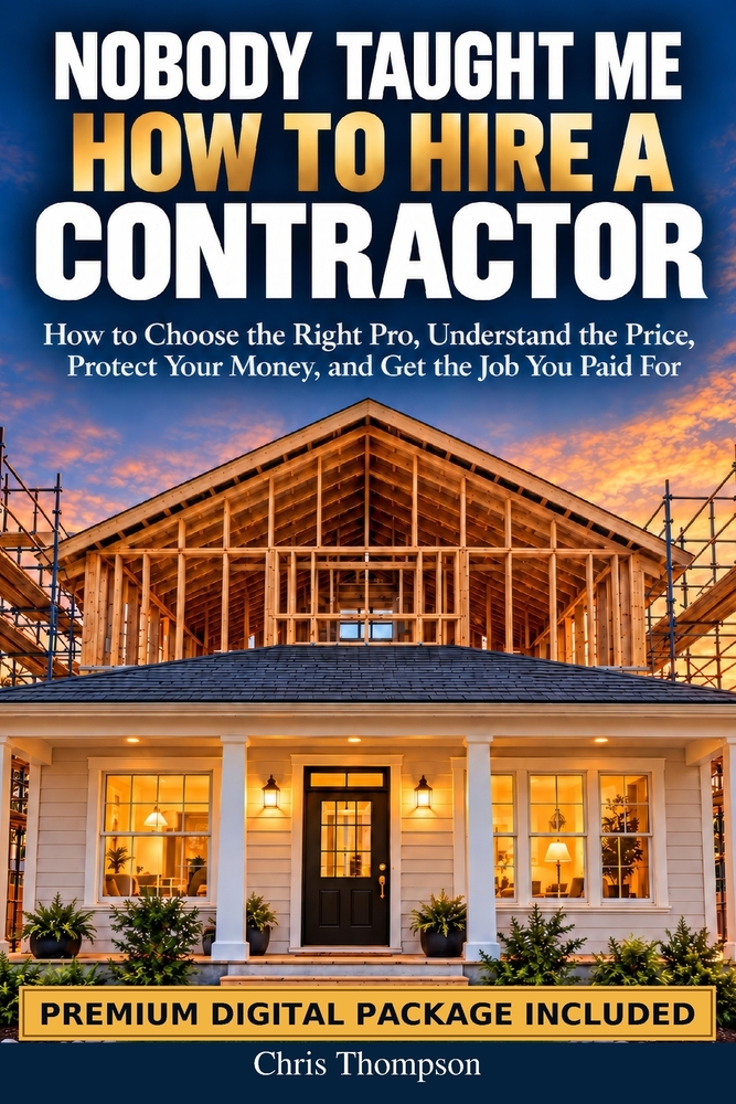 Nobody Taught Me How to Hire a Contractor: How to Choose the Right Pro, Understand the Price, Protect Your Money, and Get the Job You Paid For cover