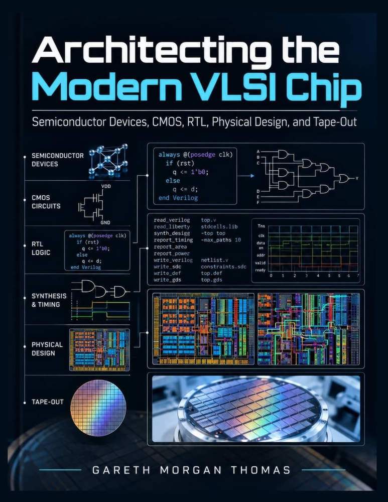 Architecting the Modern VLSI Chip: Semiconductor Devices, CMOS, RTL, Physical Design, and Tape-Out cover
