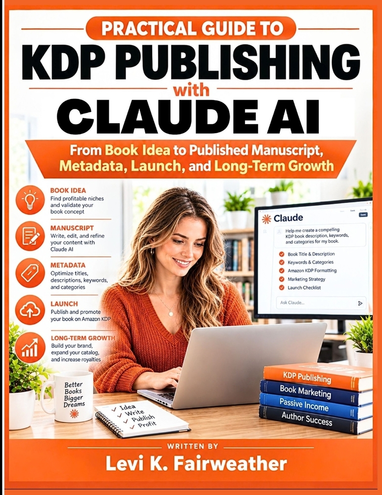 Practical Guide to KDP Publishing with Claude AI: From Book Idea to Published Manuscript, Metadata, Launch, and Long-Term Growth cover