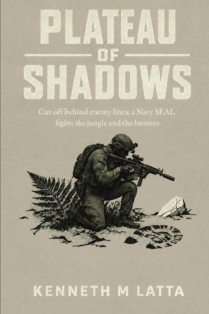 Plateau of Shadows: Cut off behind enemy lines, a Navy SEAL fights the jungle and the hunt cover