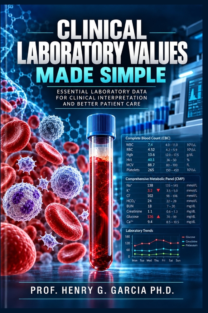 Clinical Laboratory Values Made Simple: A Practical Reference to Normal Ranges, Abnormal Results, Diagnostic Tests and Clinical Interpretation for Nur cover