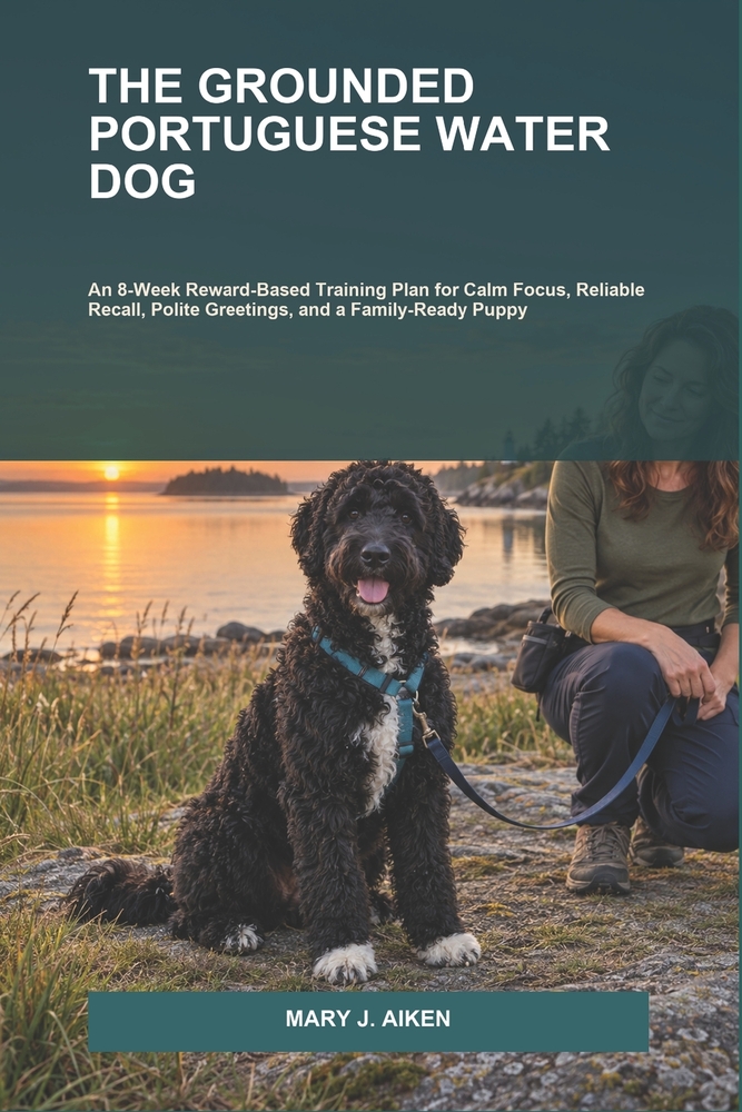 The Grounded Portuguese Water Dog: An 8-Week Reward-Based Training Plan for Calm Focus, Reliable Recall, Polite Greetings, and a Family-Ready Puppy cover