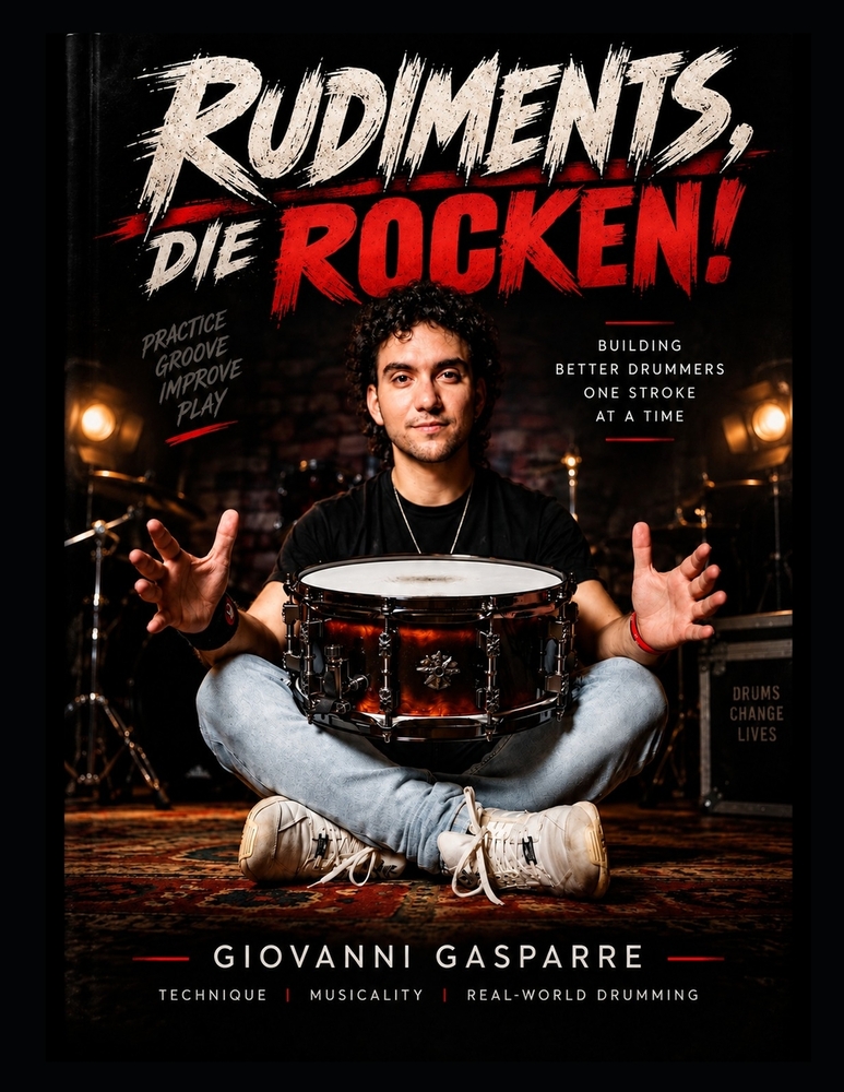 Rudiments, die rocken!: Vom Sticking zu Grooves, Fills und musikalischen Ideen cover