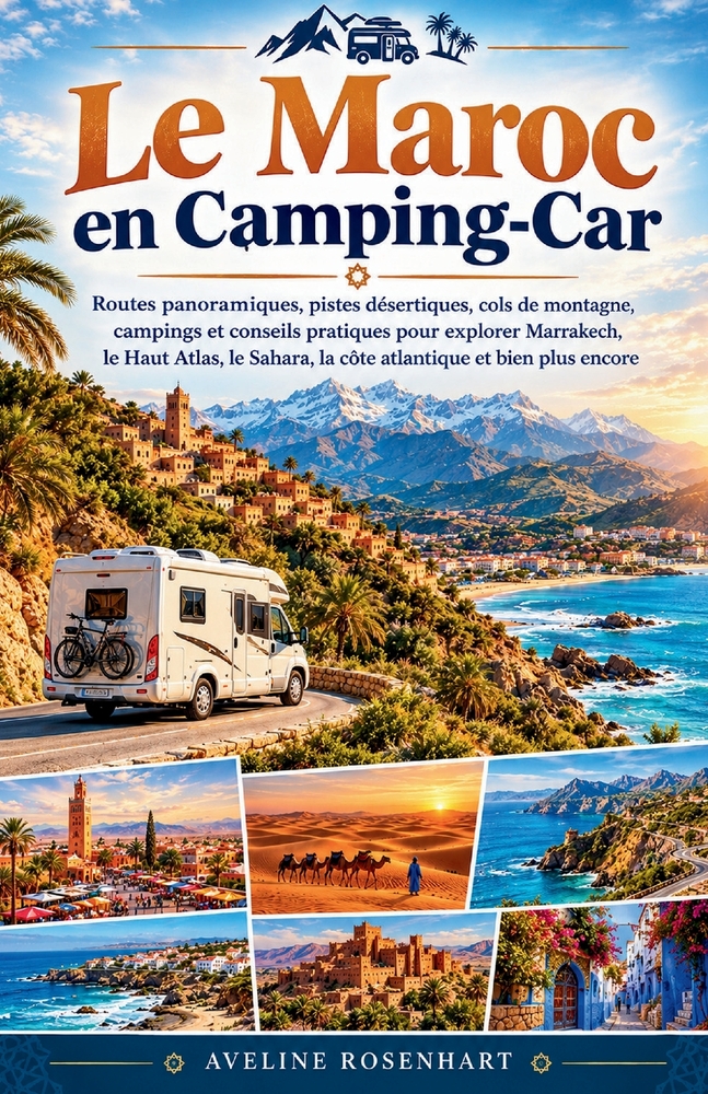 Le Maroc en Camping-Car 2027: Routes panoramiques, pistes désertiques, cols de montagne, campings et conseils pratiques pour explorer Marrakech, le Ha cover