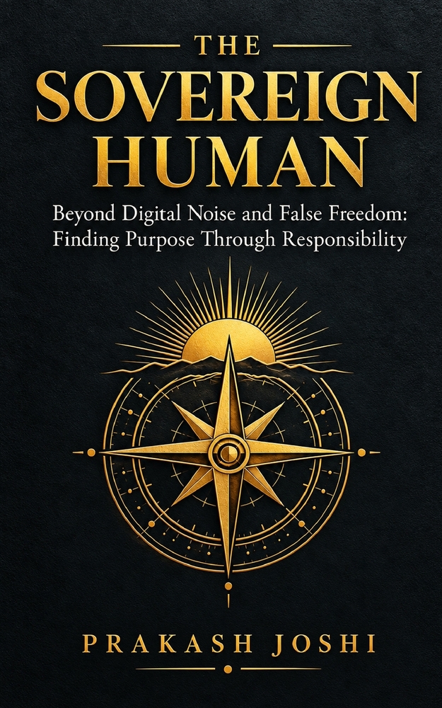 The Sovereign Human: Beyond Digital Noise and False Freedom: Finding Purpose Through Responsibility cover