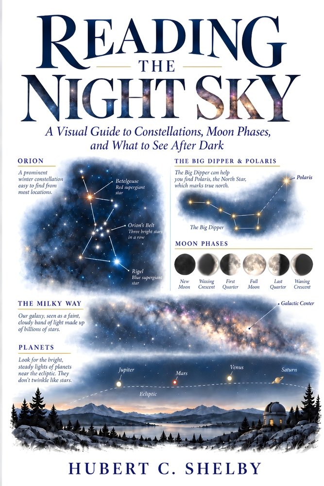 Reading The Night Sky: A Visual Guide to Stars, Constellations, Planets, and Stargazing cover