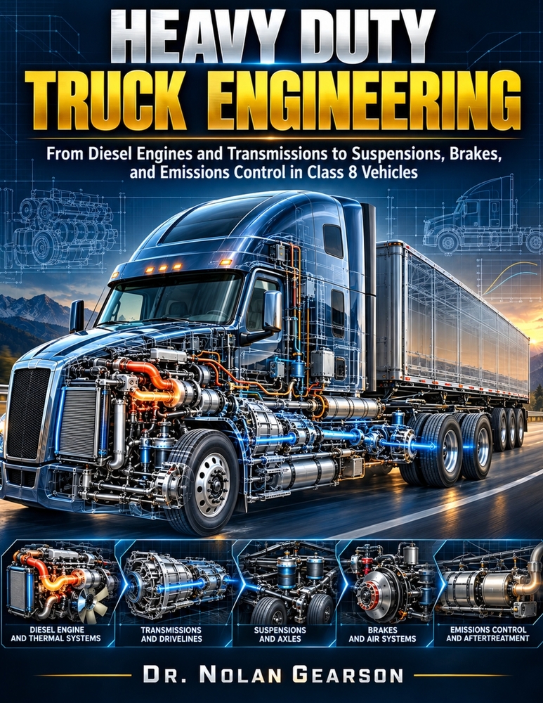 Heavy Duty Truck Engineering: From Diesel Engines and Transmissions to Suspensions, Brakes, and Emissions Control in Class 8 Vehicles cover