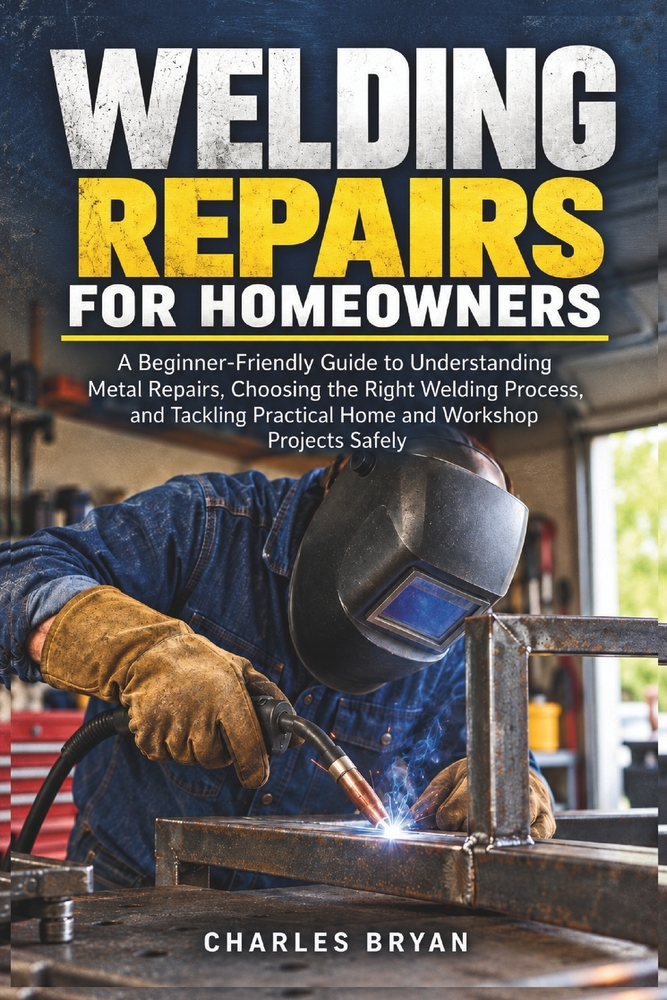 Welding Repairs for Homeowners: A Beginner-Friendly Guide to Understanding Metal Repairs, Choosing the Right Welding Process, and Tackling Practical H cover