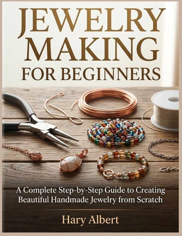 Jewelry Making for Beginners: A Complete Step-by-Step Guide to Creating Beautiful Handmade Jewelry from Scratch cover
