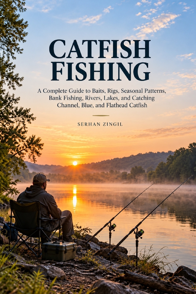Catfish Fishing: A Complete Guide to Baits, Rigs, Seasonal Patterns, Bank Fishing, Rivers, Lakes, and Catching Channel, Blue, and Flathead Catfish cover