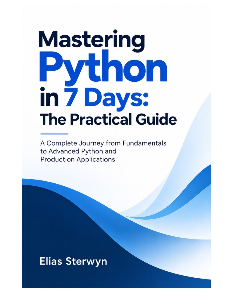 Mastering Python in 7 Days: The Practical Guide: A Complete Journey from Python Fundamentals to Advanced Programming and Production Applications cover
