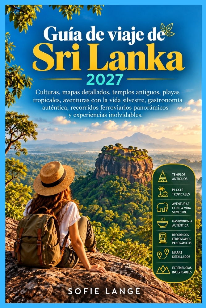 Guía de viaje de Sri Lanka 2027: Culturas, mapas detallados, templos antiguos, playas tropicales, aventuras con la vida silvestre, gastronomía auténti cover