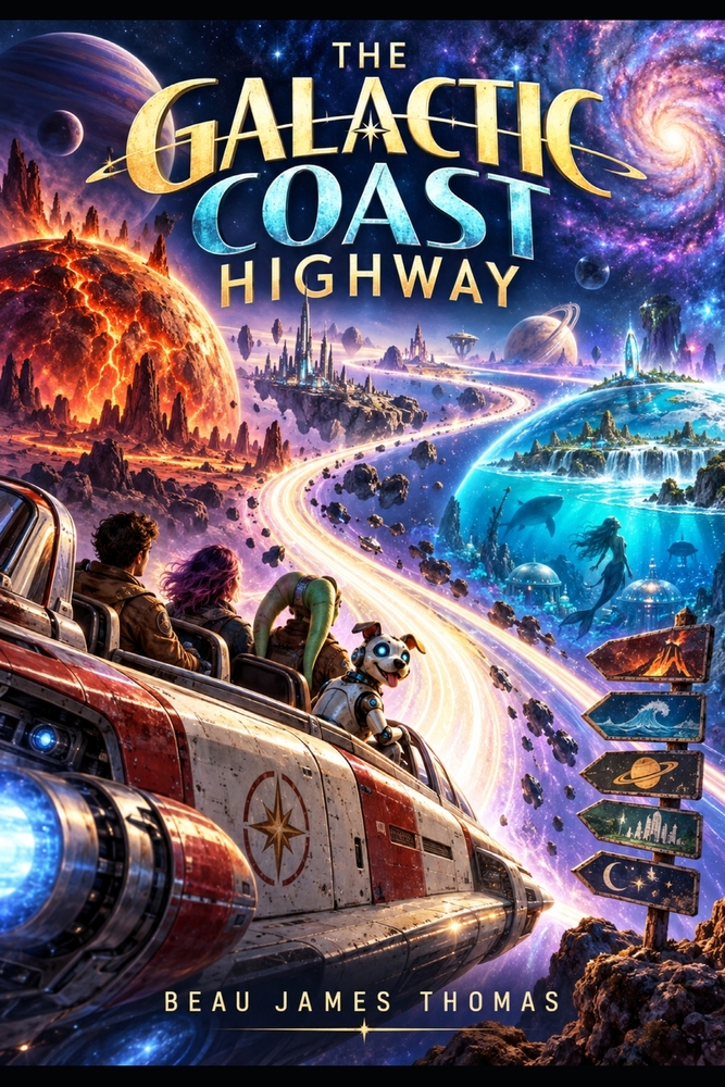 The Galactic Coast Highway: An Epic Space Adventure of Cosmic Mystery, Ancient Secrets, and Self-Discovery cover