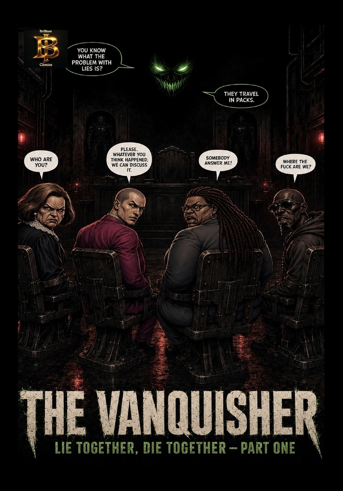 The vanquisher: Lie together, die together part 3 cover