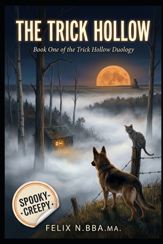 The Trick Hollow: Halloween mystery book cover