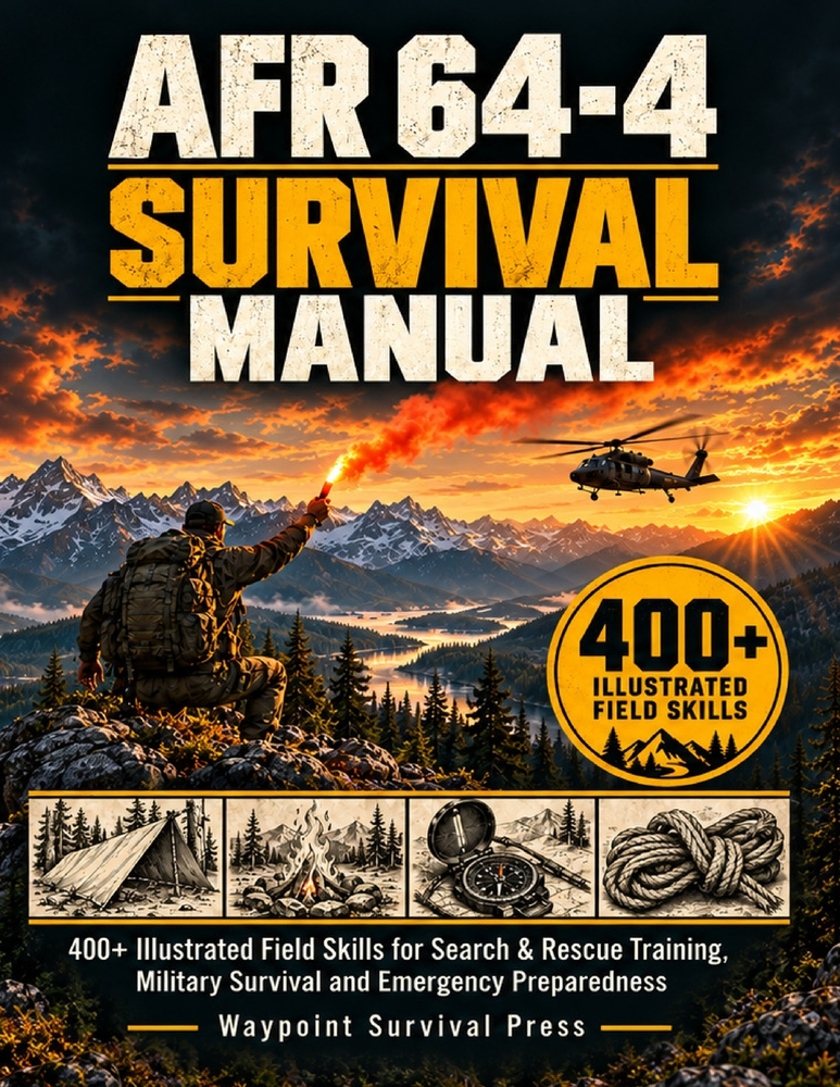 AFR 64-4 Survival Manual: 400+ Illustrated Field Skills for Search & Rescue Training, Military Survival and Emergency Preparedness Based on Air Force cover