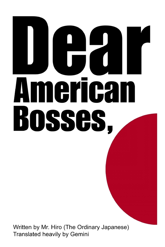 Dear American Bosses,: 100 Extremely Polite Letters to Silicon Valley from an Exhausted Japanese Salaryman cover