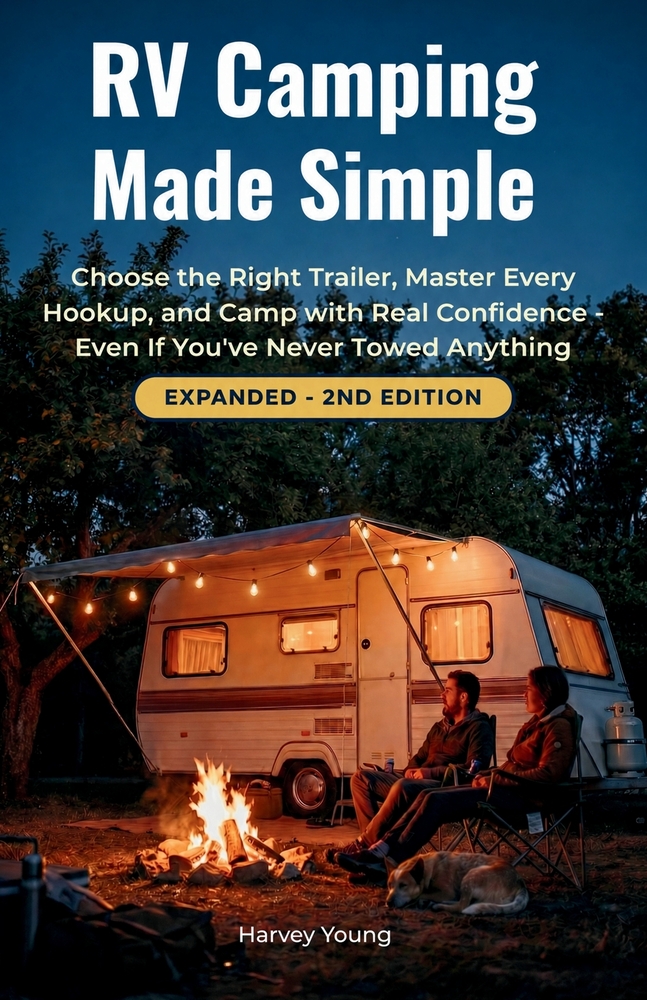 RV Camping Made Simple: Choose the Right Trailer, Master Every Hookup, and Camp with Real Confidence - Even If You've Never Towed Anything Expanded - cover