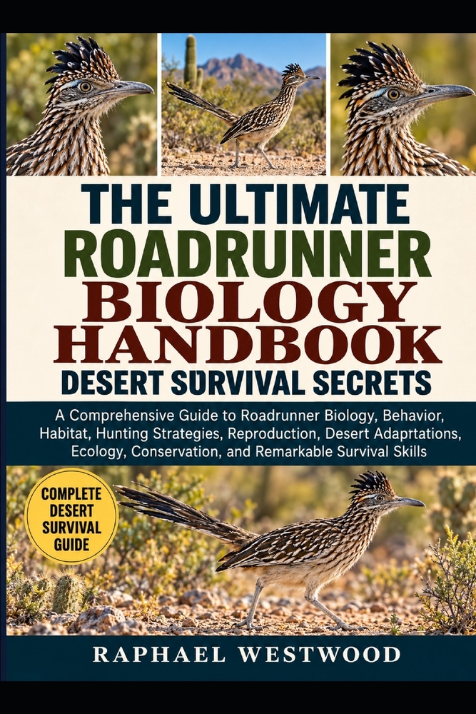 The Ultimate Roadrunner Biology Handbook: DESERT SURVIVAL SECRETS: A Comprehensive Guide to Roadrunner Biology, Behavior, Habitat, Hunting Strategies, cover