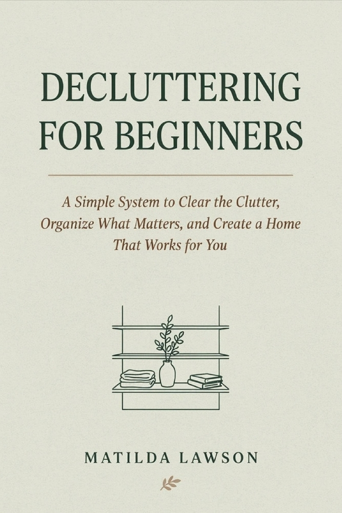 Decluttering for Beginners: A Simple System to Clear the Clutter, Organize What Matters, and Create a Home That Works for You cover