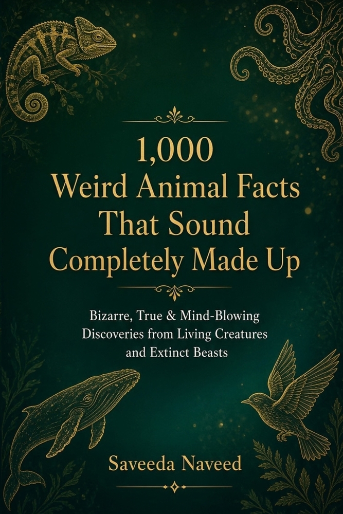1000 weird animal facts that sound completely made up: bizzare, true and mind blowing discoveries from living creatures and extinct beasts cover