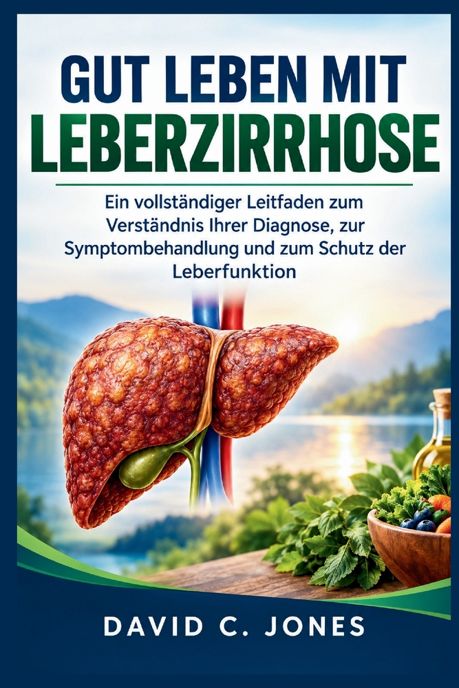 Gut Leben Mit Leberzirrhose: Ein vollständiger Leitfaden zum Verständnis Ihrer Diagnose, zur Symptombehandlung und zum Schutz der Leberfunktion cover