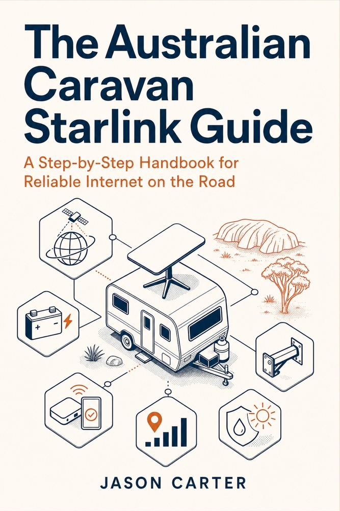 The Australian Caravan Starlink Guide: A Step-by-Step Handbook for Reliable Internet on the Road cover
