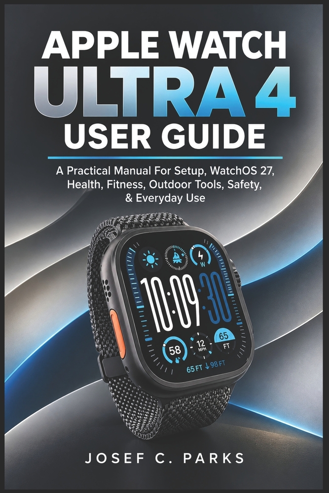 Apple Watch Ultra 4 User Guide: A Practical Manual For Setup, WatchOS 27, Health, Fitness, Outdoor Tools, Safety, & Everyday Use cover