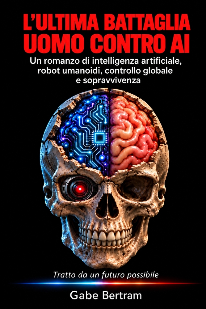 L'Ultima Battaglia - Uomo Contro AI: Un romanzo di intelligenza artificiale, robot umanoidi, controllo globale e sopravvivenza cover