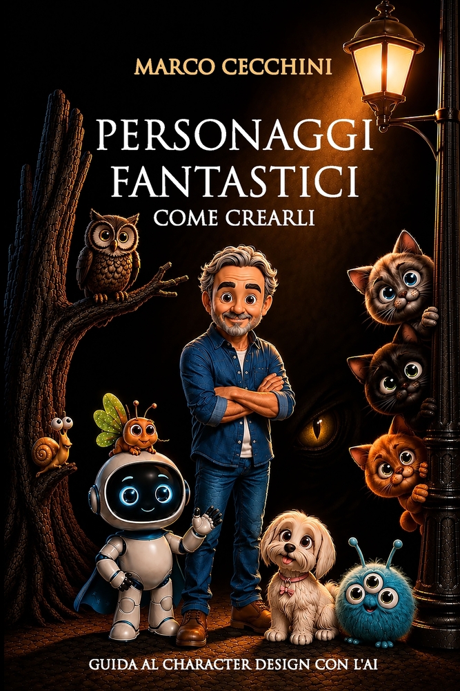 Personaggi Fantastici - Come Crearli: Guida al Character Design con l'AI cover