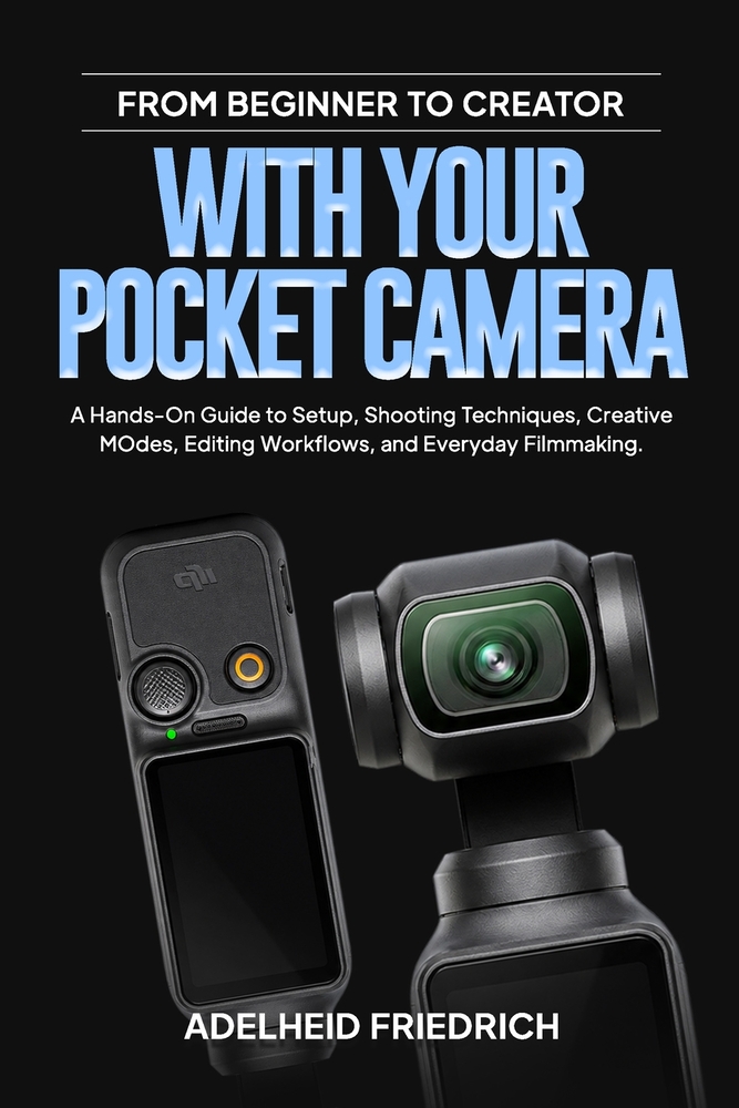 From Beginner to Creator with Your Pocket Camera: A Hands-On Guide to Setup, Shooting Techniques, Creative Modes, Editing Workflows, and Everyday Film cover