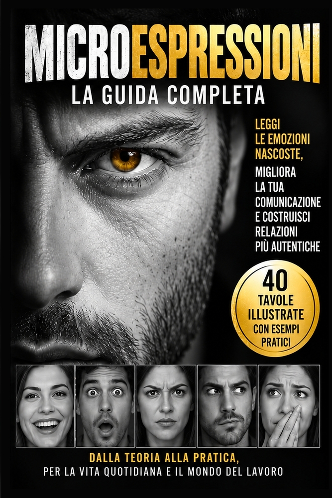Microespressioni: La guida completa per leggere il volto, riconoscere le emozioni e comprendere meglio le persone cover