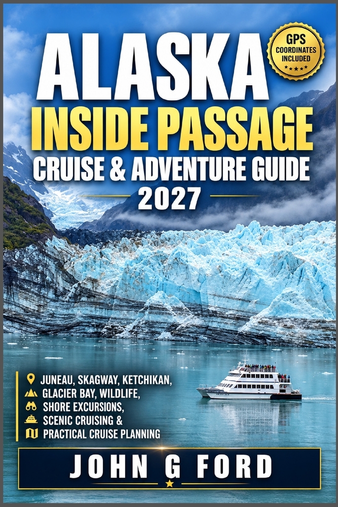 Alaska Inside Passage Cruise & Adventure Guide 2027: Juneau, Skagway, Ketchikan, Glacier Bay, Wildlife, Shore Excursions, Scenic Cruising & Practical cover