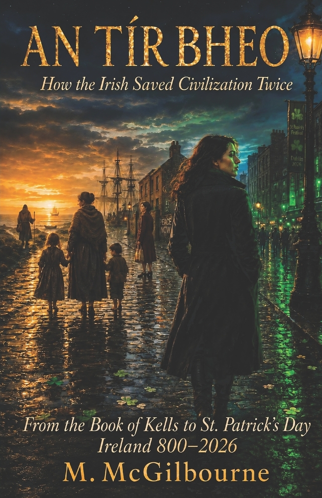 Ireland - An Tír Bheo: THE LIVING COUNTRY: How the Irish Saved Civilization Twice cover