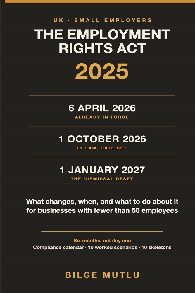 The Employment Rights Act 2025 for Small Employers: What Changes in 2026 and 2027, and How to Comply - A Plain-English Guide for UK Businesses with Fe cover