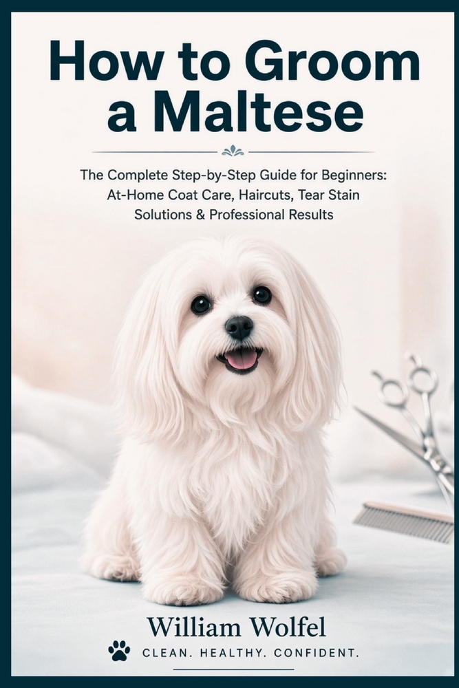 How to Groom a Maltese: The Complete Step-by-Step Guide for Beginners: At-Home Coat Care, Haircuts, Tear Stain Solutions & Professional Results cover