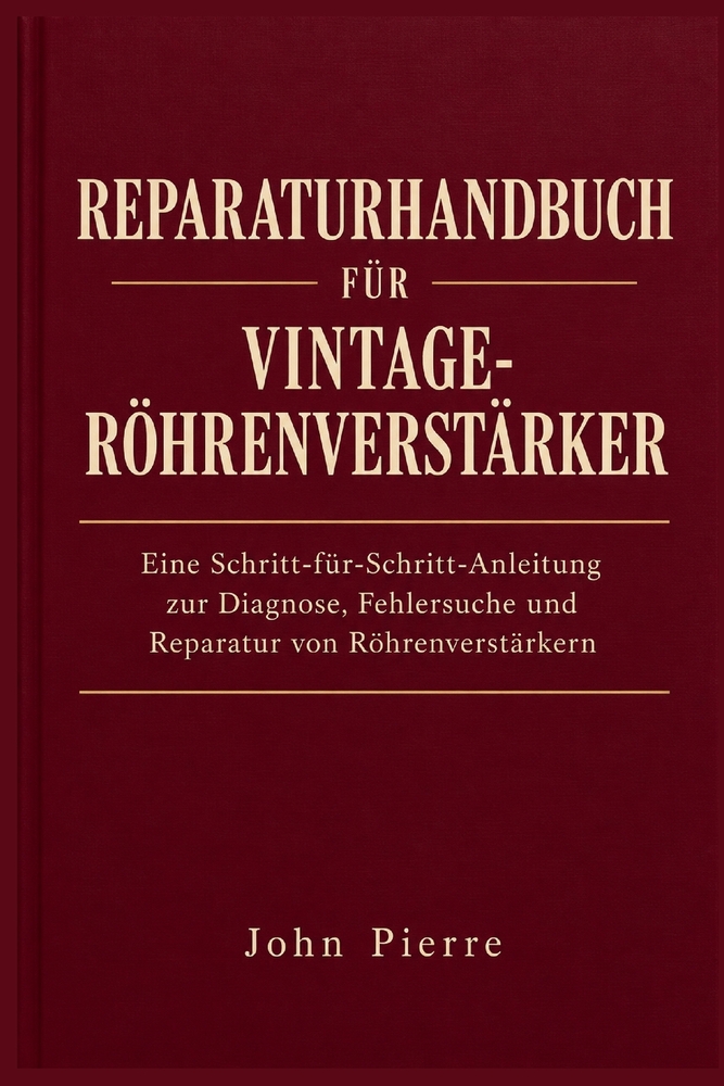 Reparaturhandbuch für Vintage-Röhrenverstärker cover